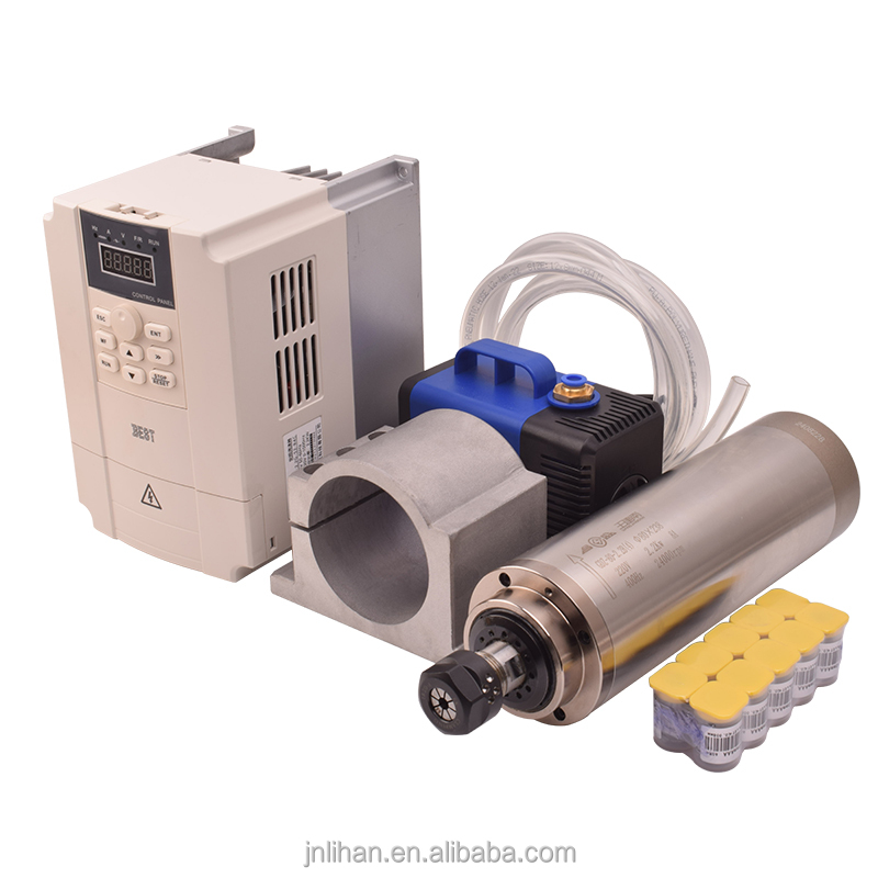 GDZ 2.2KW 220V Water Cooled CN - 2.2Kw Water Cooled Spindle Kit Vfd ulasan dan harga
