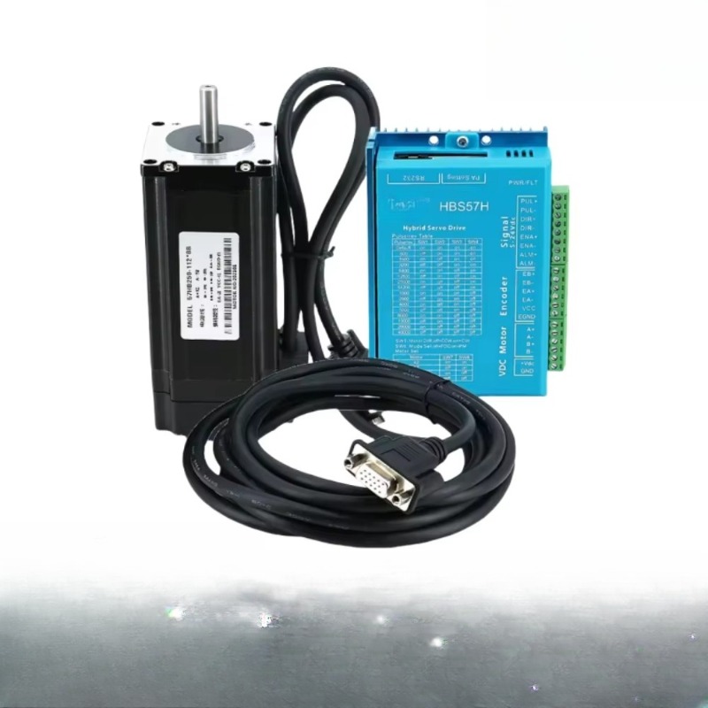 HLTNC 57 Nema23 57HS112mm 2Pha - Nema 23 Closed Loop Stepper Motor Driver Kit ulasan dan harga